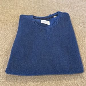 Billy Reid Men Blue Sweater Large Super Soft